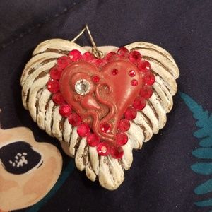 Clay Heart Pendant